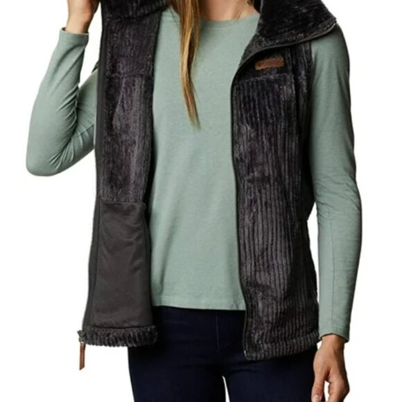 Columbia Women's Fire Side Sherpa Vest - Picture 8 of 9